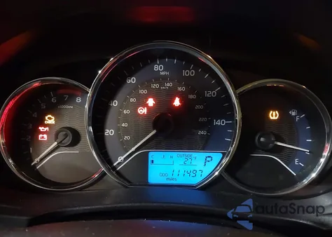 2015 Toyota Corolla Le из США, поврежденный, VIN 2T1BURHE7FC460000